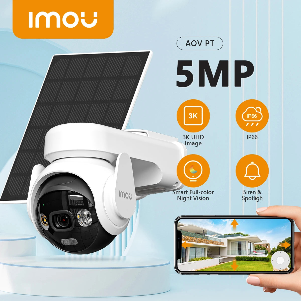Imou AOV PT 4G Solar 5MP-3K Camera